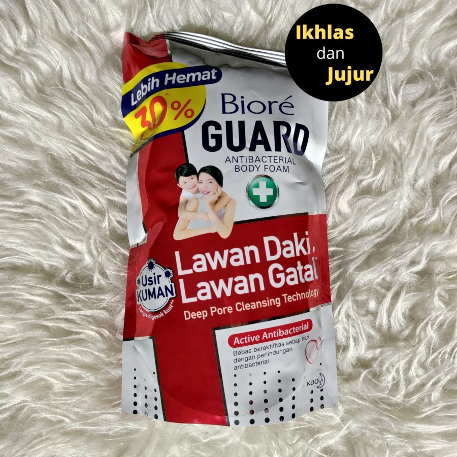 Biore Guard Active Bacterial 800 ml Antibacterial Body Foam Merah