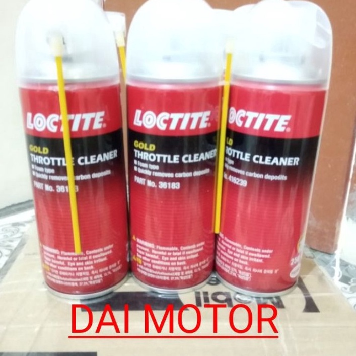 Restock Engine conditioner/carbon cleaner/dcs/ throtle cleaner foam chamber/loctite throttle gold.
