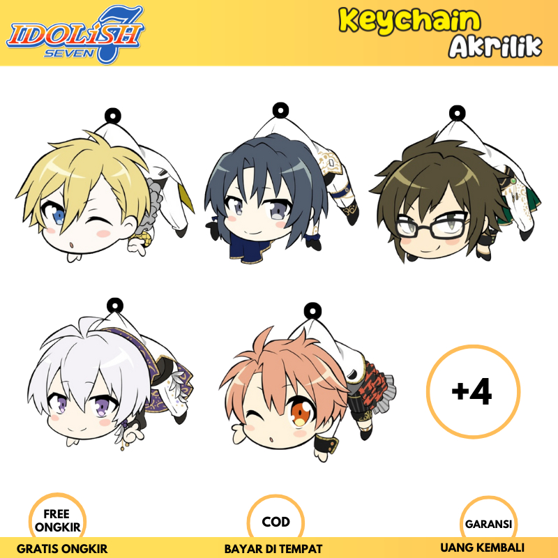 [Idolish7] Gantungan kunci & strap handphone full akrilik karakter anime Idolish7