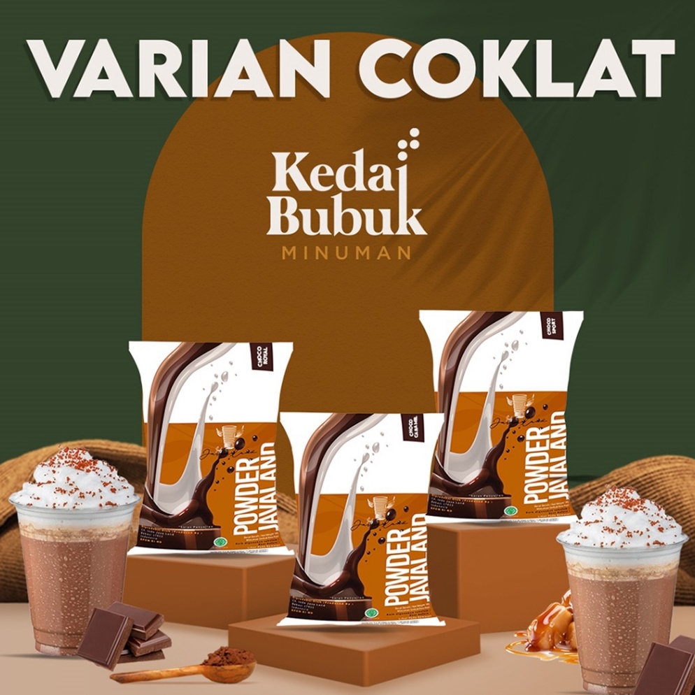 

❤[PROMO ⚡ALE!!!]❤ Javaland Bubuk Minuman Varian Coklat / Choco Aneka Rasa 1Kg - Regular Plain | Rasa: Choco Royal, Black Choco, Choco Sport, Choco Silverking, Choco Ovalteen, Choco Hazenut | Bubble Drink
