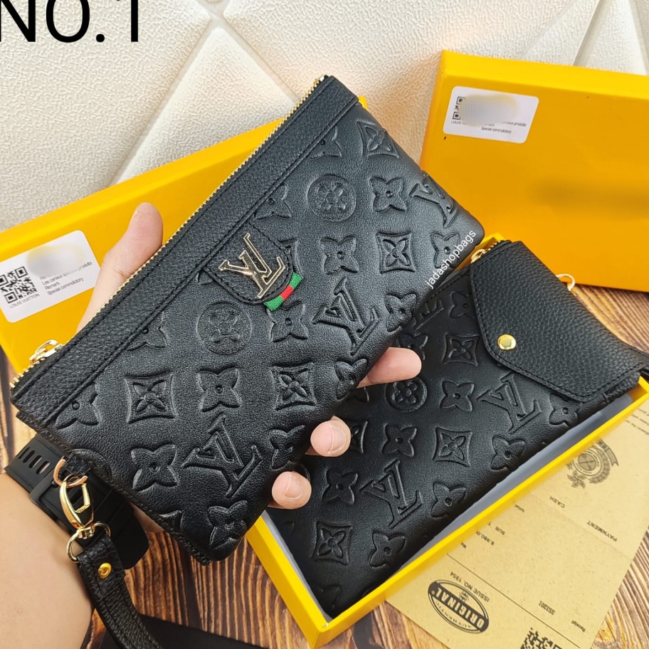 Star Seller. Dompet Hp saphire Kulit caviar ( super premium ) wallet bahan embos - Dompet Pouch Hp s