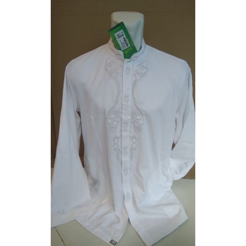 Baju Koko Muslim Pria Al-Mia Katun Lengan Panjang PJG Al Mia Almia