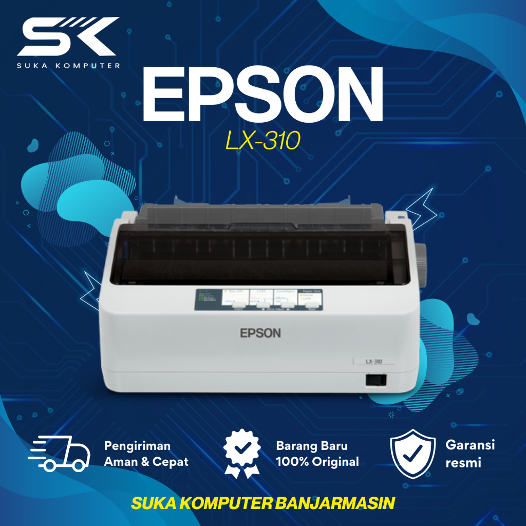 PRINTER Epson LX-310 Dot Matrix Printer Nota Invoice