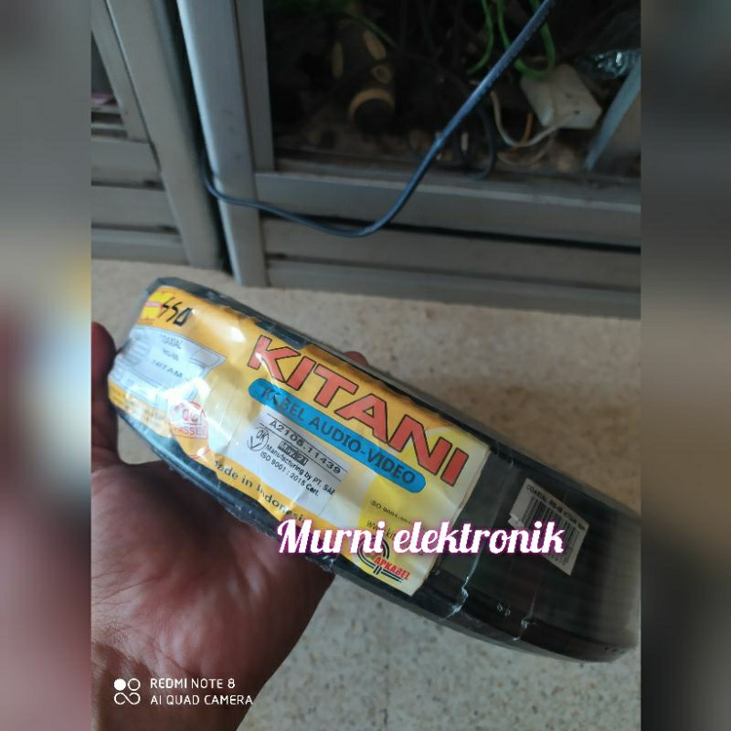 kabel coaxial RG-58 kitani 90M tembaga murni