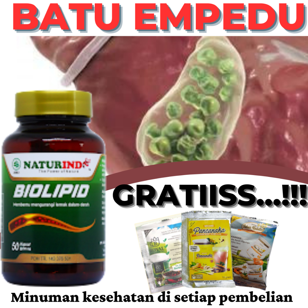OBAT BATU EMPEDU HERBAL BIOLIPID OBAT HERBAL BATU EMPEDU HANCUR BIOLIPID NATURINDO