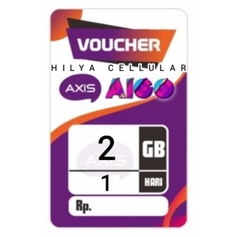 V Axis 2GB 1H Voucher Kuota Axis 2GB 1 Hari L3 BOY