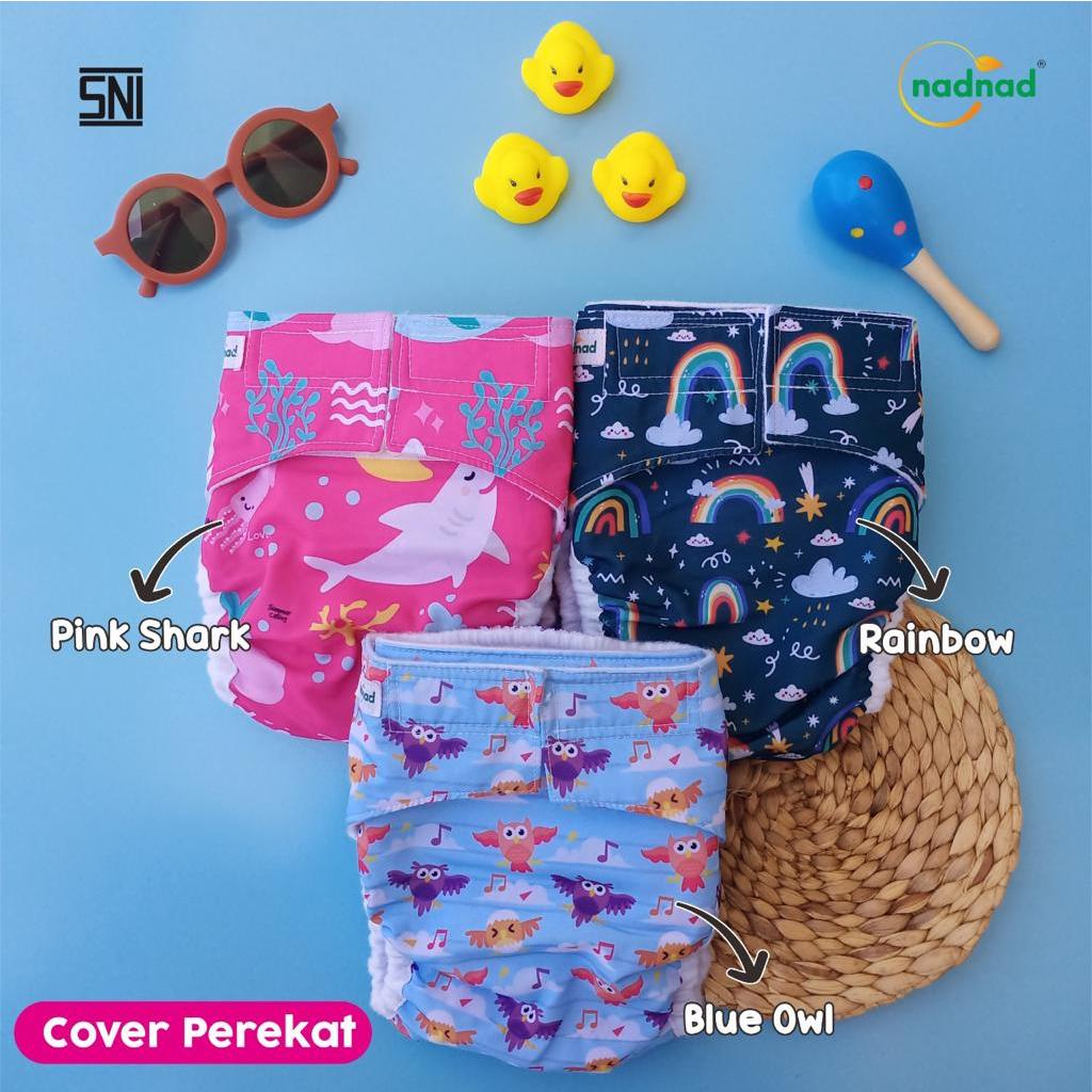 Clodi Premium Cover Pants Newborn Nadnad Perekat BB 3-11 KG Celana BB 7-17 KG | Popok Kain Bayi Cuci