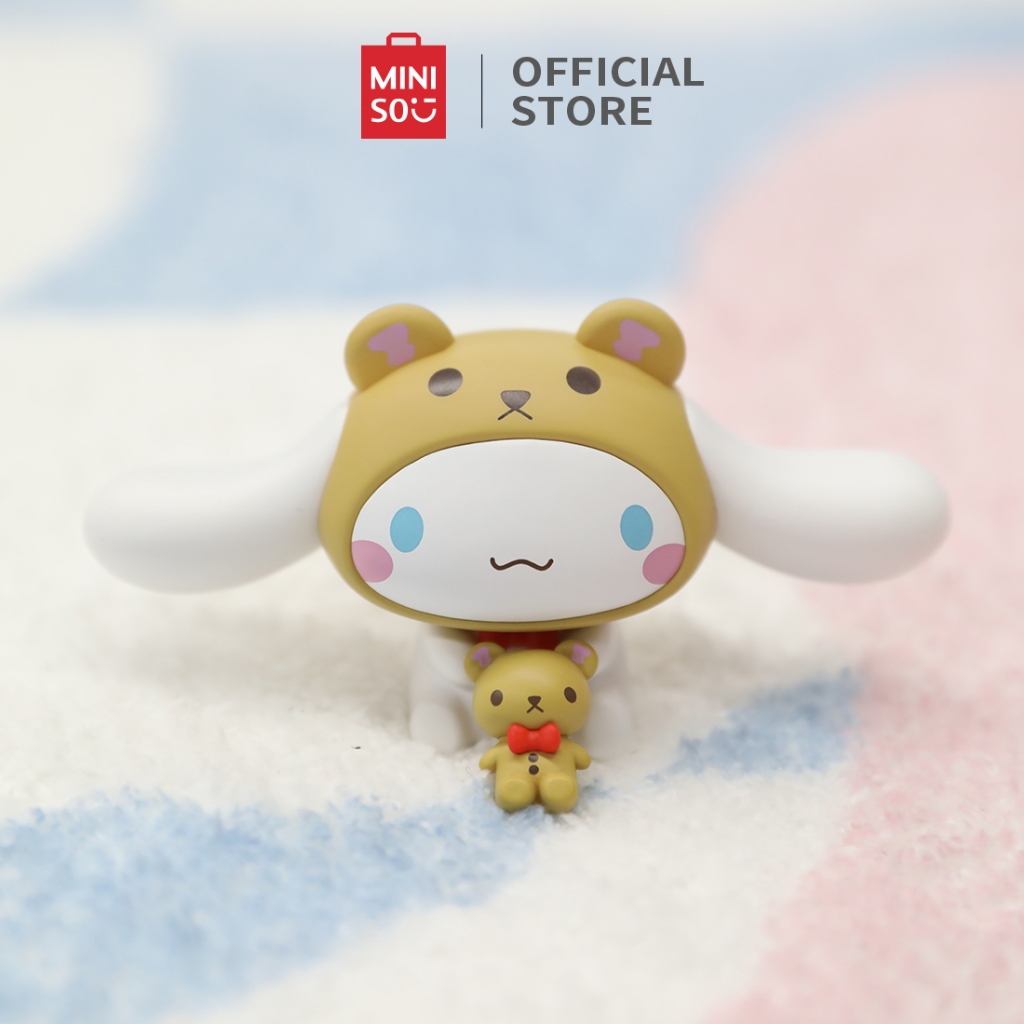 Miniso x Sanrio Blind Box Ornamen Kotak Buta Lucu Sanrio characters Hugging Friends Figure