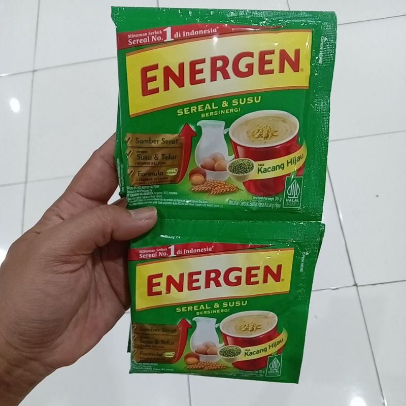

Mahbubah - Energen 30 g @ 5 pcs Sereal Rasa Kacang Hijau Sachet