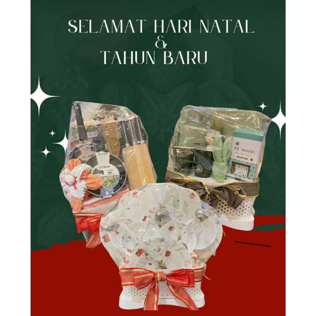 HAMPERS PIRING KERAMIK ATAU DINNER SET MEWAH