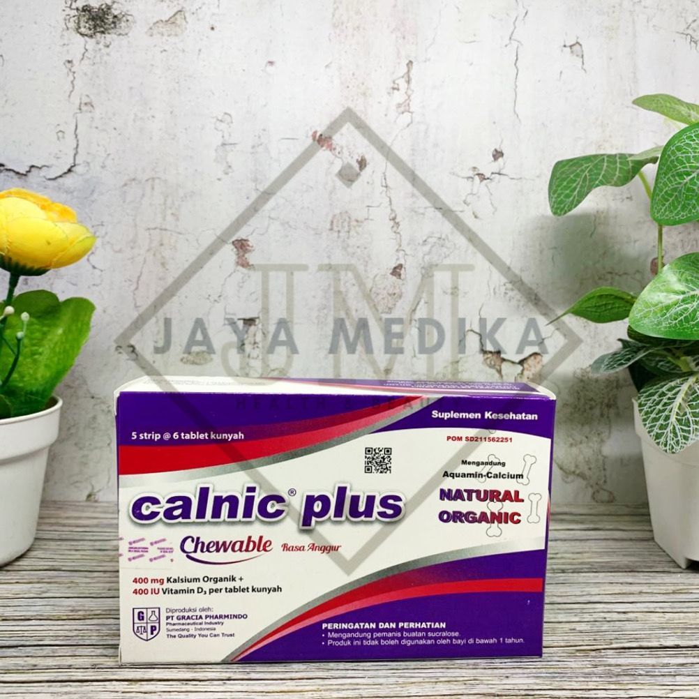 Calnic Plus Chewable Tablet rasa anggur