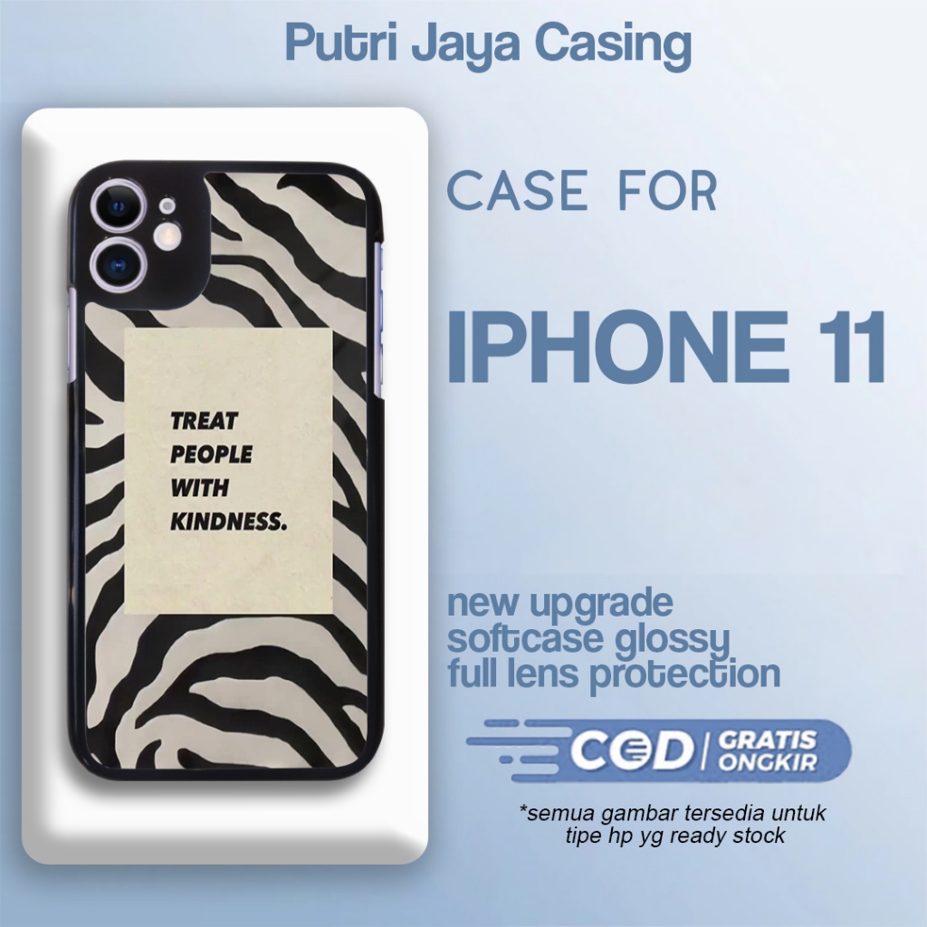 case iphone 11 terbaru aesthetic zebra hitam art estetik lucu keren cute unik cewek cowok bahan prem