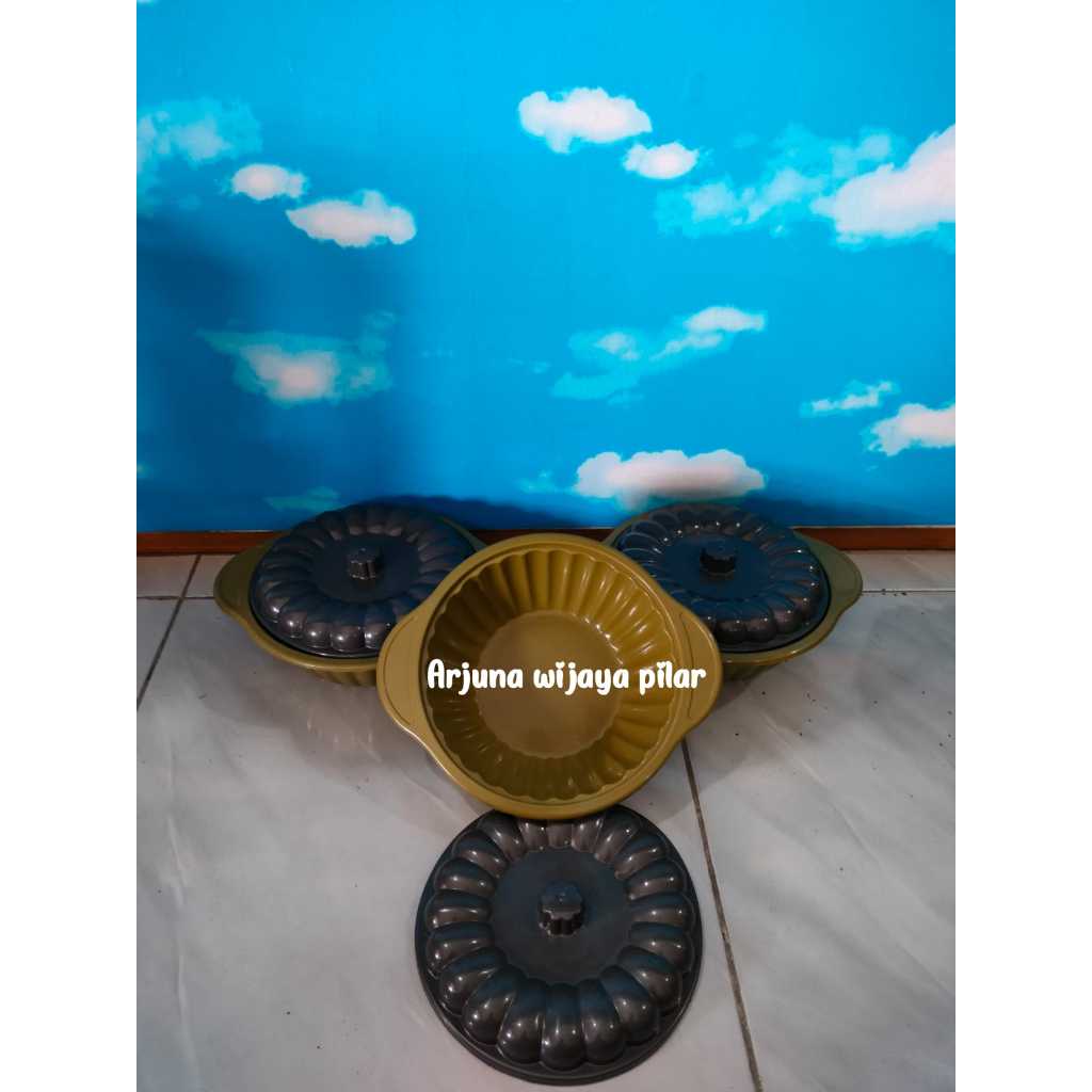 BASI MINISO BULAT SUSAN +  TTP TEMPAT PENYIMPANAN serbaguna 3PCS