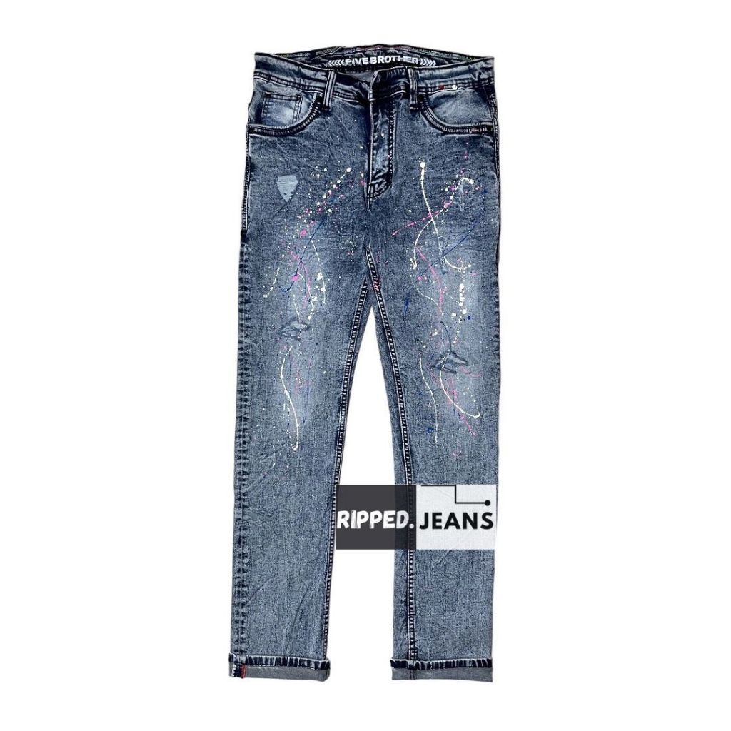 Celana Panjang Pria  Denim /Celana Panjang Jeans /Celana Pria Panjang Original Five Brother High Qua