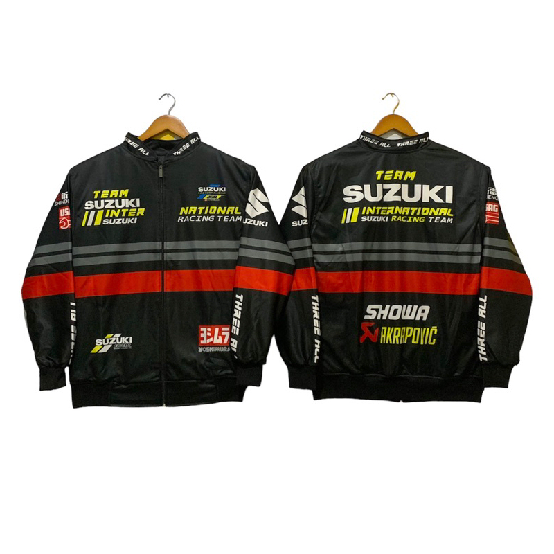 JAKET RACING TEAM SUZUKI JAKET NASCAR VINTAGE JAKET MOTOR JAKET TOURING JAKET SUNMORI JAKET KEREN