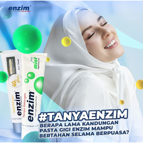 Enzim Pasta Gigi Fresh Mint / Enzim Pasta gigi 40 Plus pasta gigi dewasa odol