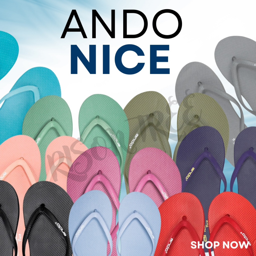 Sandal Jepit Wanita Ando Nice 100% Original Sandal Wanita Sandal Jepit Ando