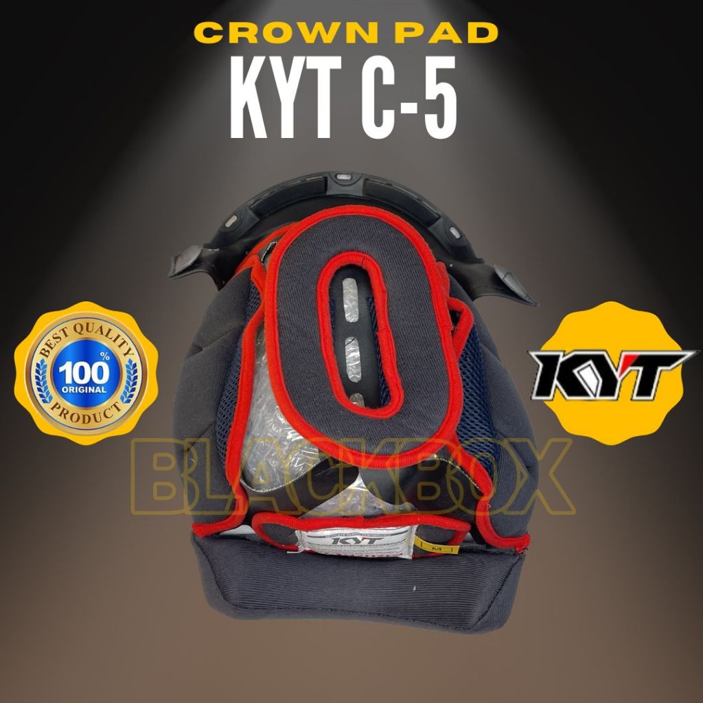 Crownpad KYT C5  / crown pad / busa helm / busa atas / busa batok