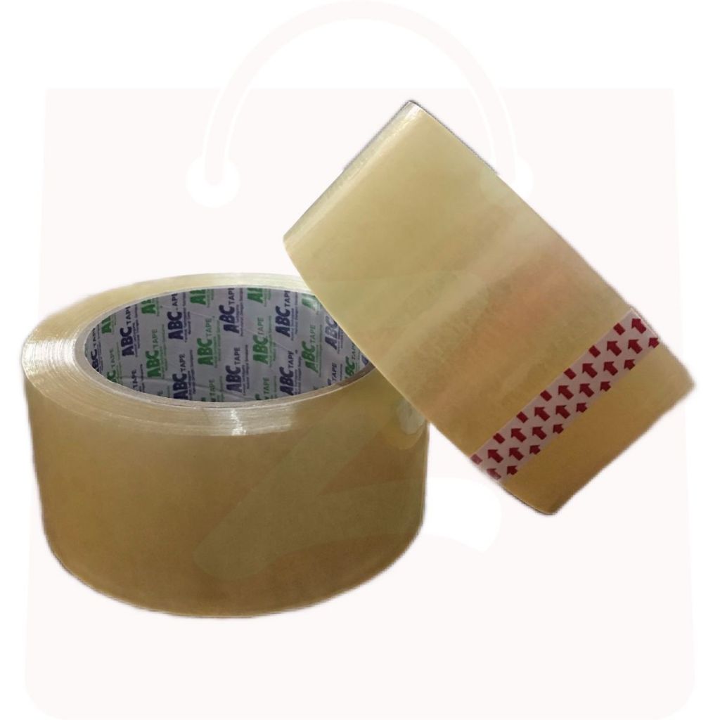 

Lakban Transparan 48 mm 90 yard Selotip Bening Perekat Serbaguna ABC OPP Packaging Tape Clear