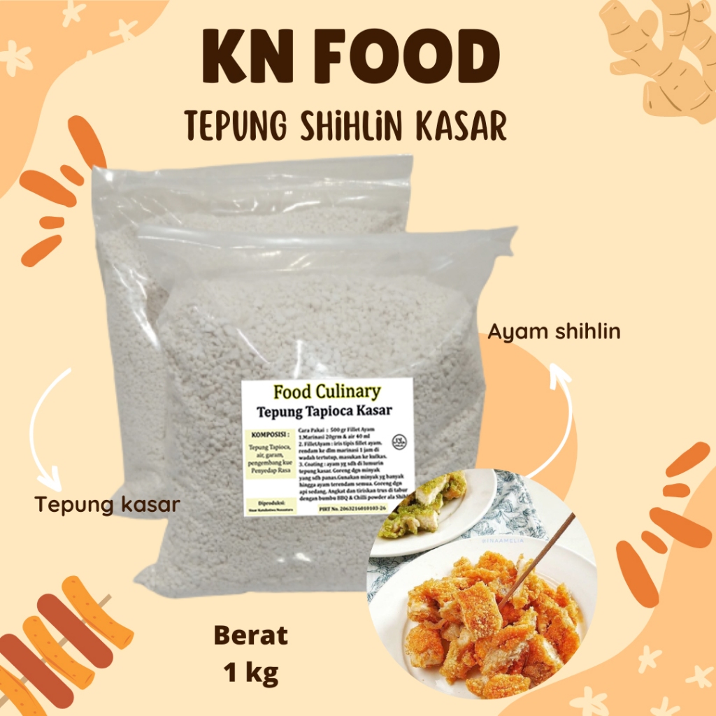 

Tepung Crispy Shihlin atau Tapioka Kasar 1 kg
