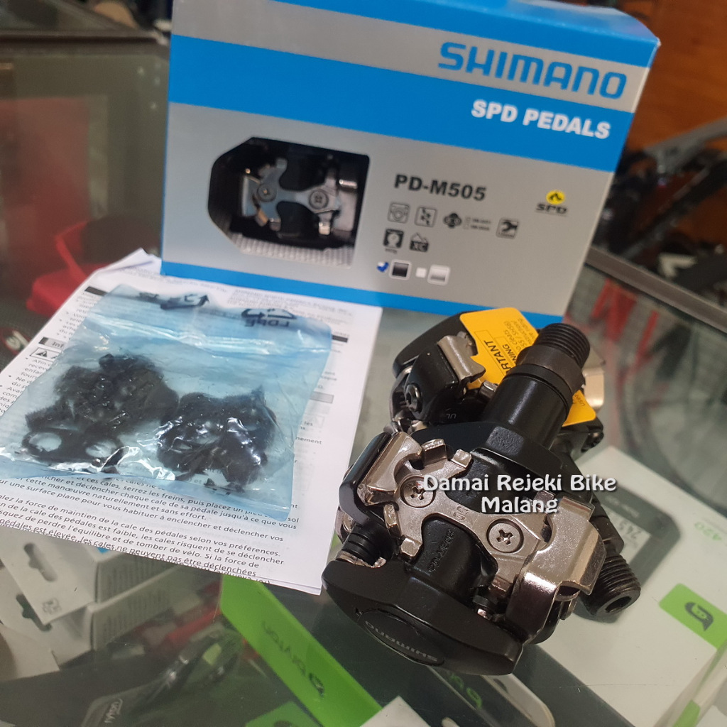 Pedal MTB Shimano M505 cleat