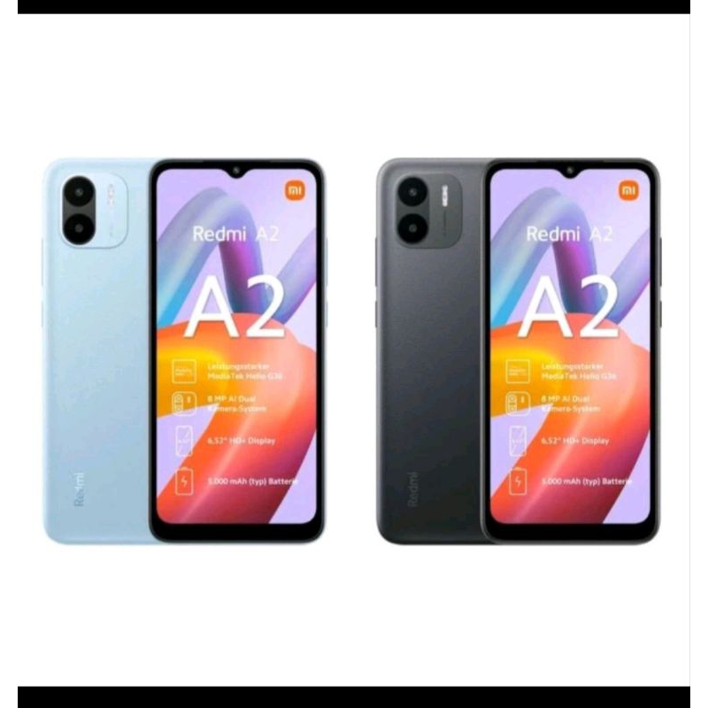 Redmi A2 ram 3/32 , blue &black