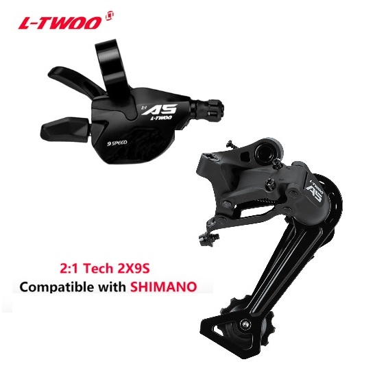 MINI GROUPSET SHIFTER RD LTWOO A5 1 x 9 SPEED - MTB SELI FLAT BAR NOT SHIMANO ZEE ACERA DEORE
