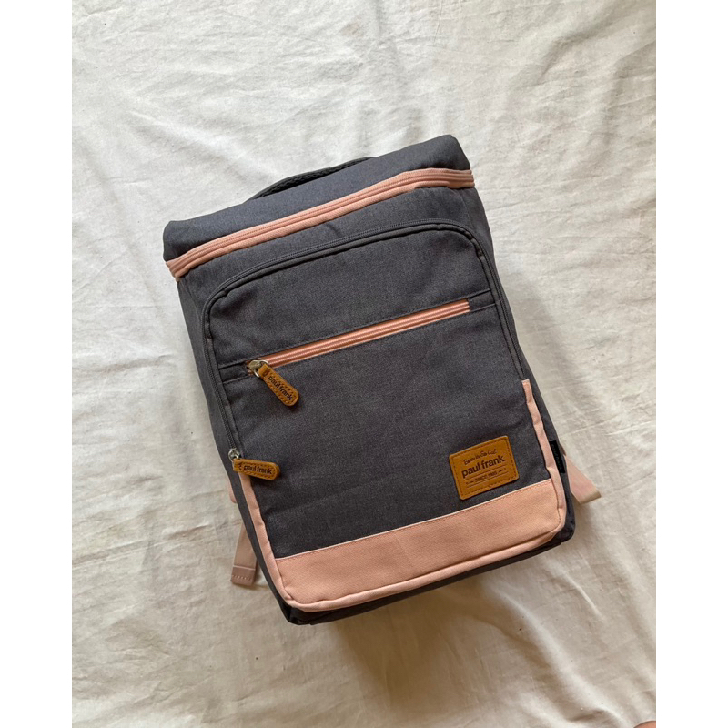 Paul Frank Daily Grey Backpack Preloved Original