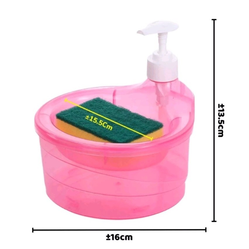 (BUBBLEWRAP) 2 IN 1 DISPENSER SABUN CUCI PIRING VIRAL - Gambar 2