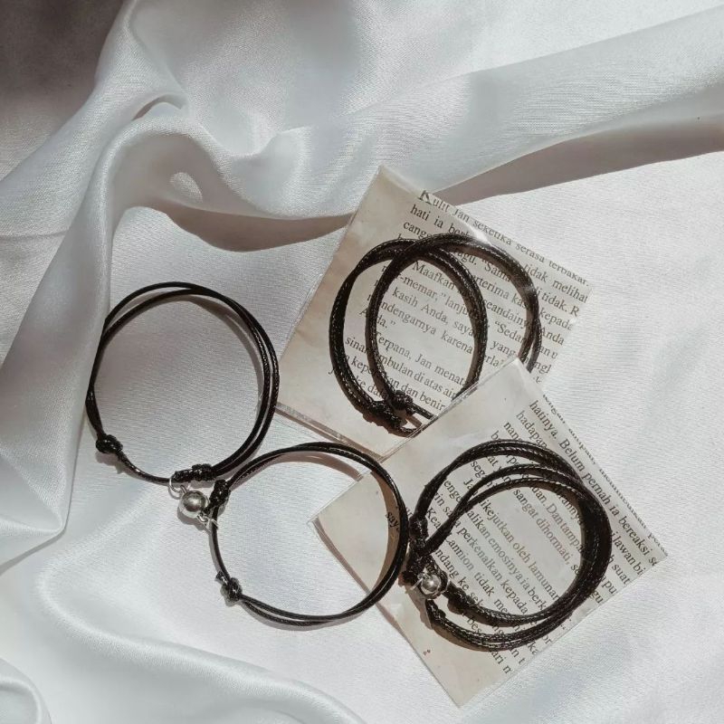 Gelang magnet couple hitam
