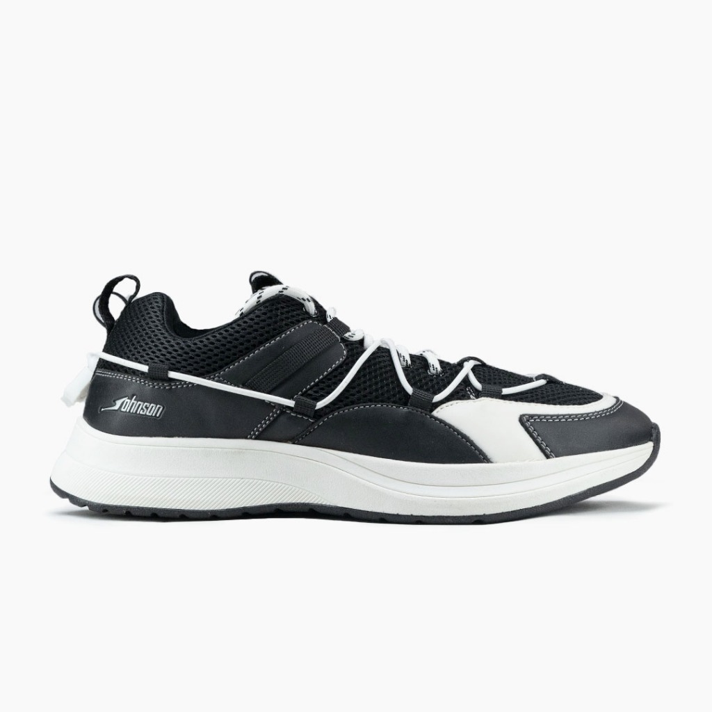 SEPATU SNEAKERS JOHNSON - ZENITH BLACK
