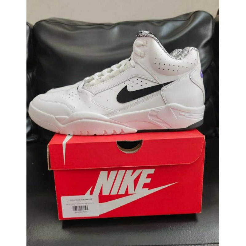 NIKE AIR FLIGHT LITE MID "WHITE"