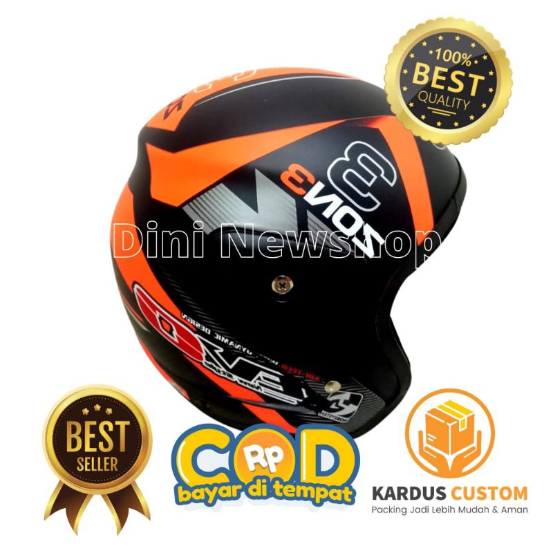 helm viper orange