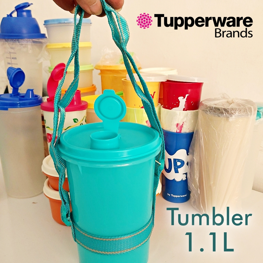 TUPPERWARE TUMBLER 1.1L Botol Air Minum