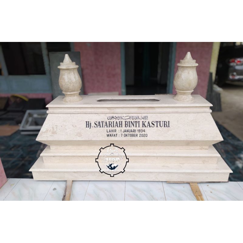 KIJING MAKAM PLENTON (BOKOR) BATU MARMER PUTIH/KIJING BATU GRANIT ANDESIT/NISAN MAKAM MARMER MURAH