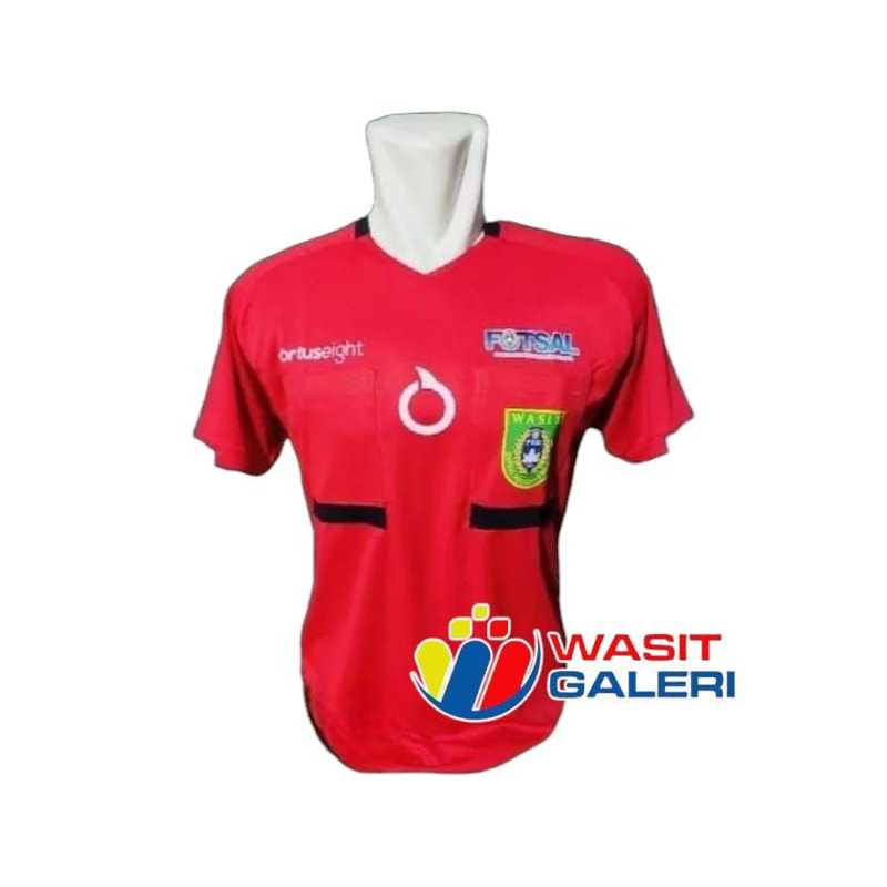 BAJU WASIT FUTSAL ORTUSEIGHT (Logo: ORTUSEIGHT. Dada: Logo Ortus. FUTSAL. Saku WASIT PSSI HIJAU )