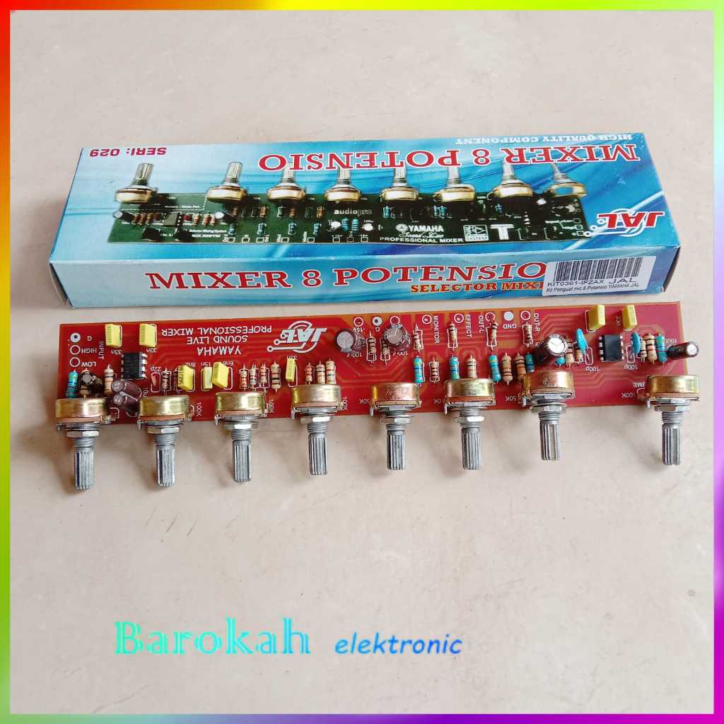 Kit JAL Mixer Yamaha 8 Potensio penguat Audio