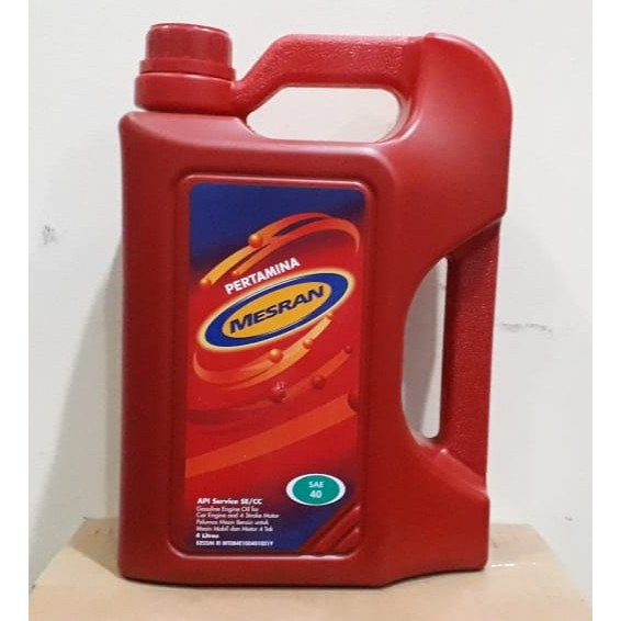 OLI PERTAMINA MESIN BENSIN MESRAN SAE 40 / MESRAN SUPER / PRIMA XP 20W50 - 10W40 / FASTRON TECHNO UK