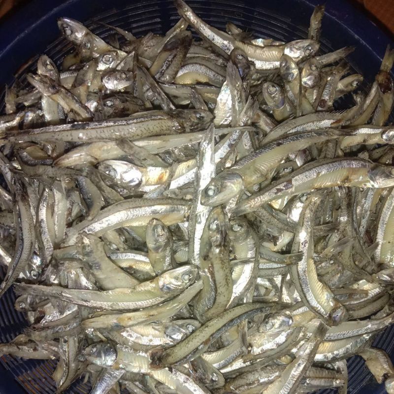 

ikan teri hitam kawek/ikan teri hitang besar berat 1kg