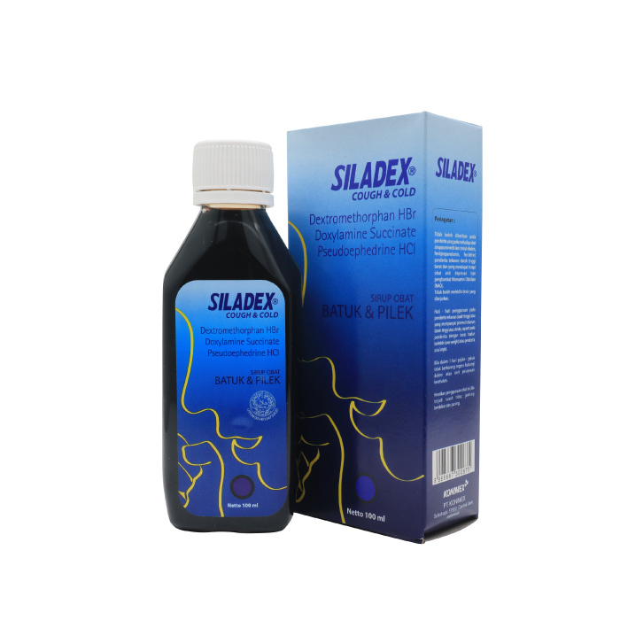 Siladex Cough & Cold Sirup 100ml (Biru) / Obat Pilek / Obat Batuk Tidak Berdahak / Obat Hidung Tersu