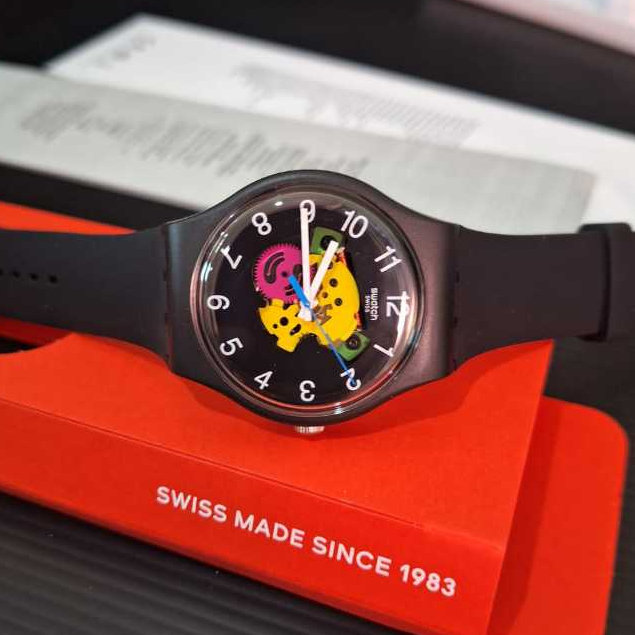 Jam Tangan Swatch New Gent Patchwork SUOB140 Original