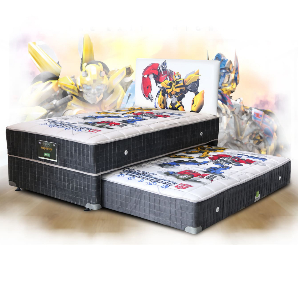 Spring Bed Elite Serenity Transformers 2 in 1 - Kasur Sorong Headboard Lilac