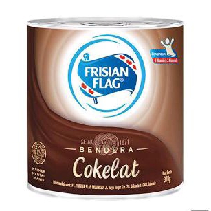 

Frisian Flag kental manis coklat kaleng