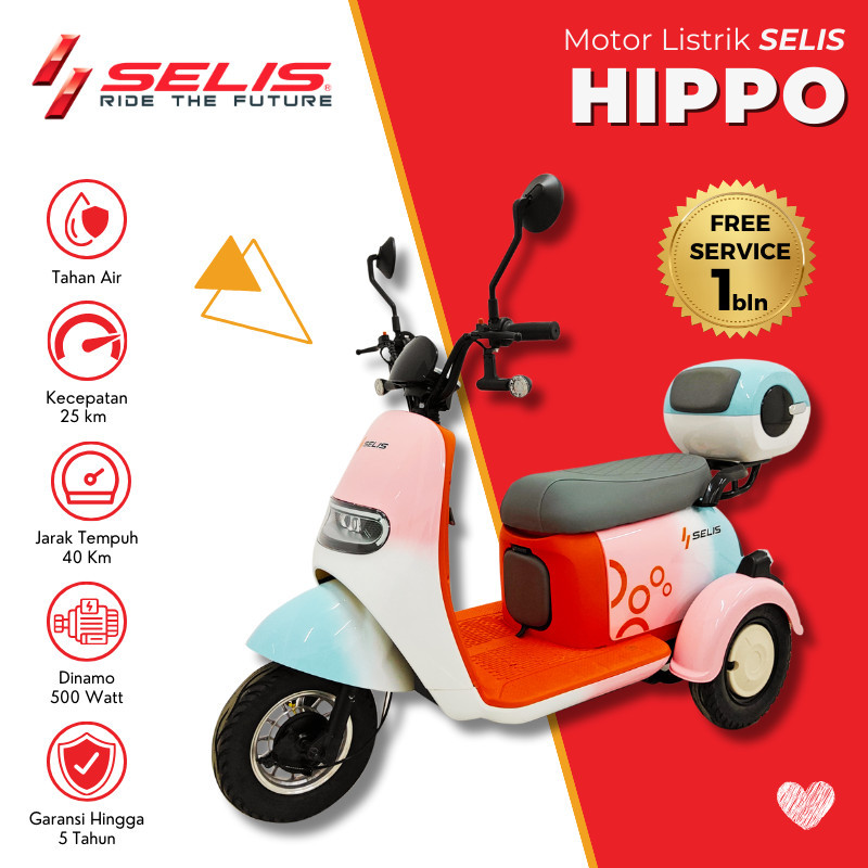 SELIS - Motor listrik Hippo ( Roda 3 )