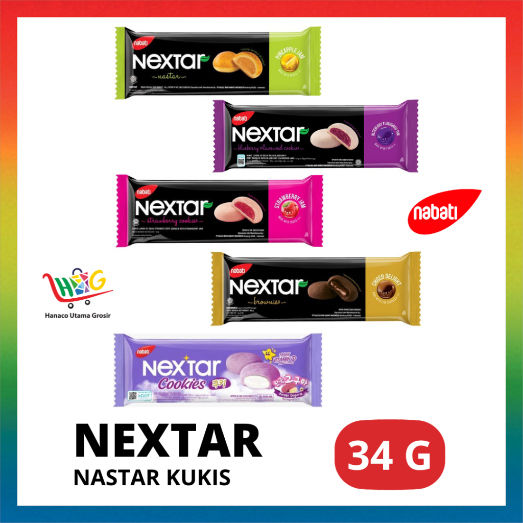 

NEXTAR Strawberry / Pineapple / Brownies Choco / Bluberry Cookies