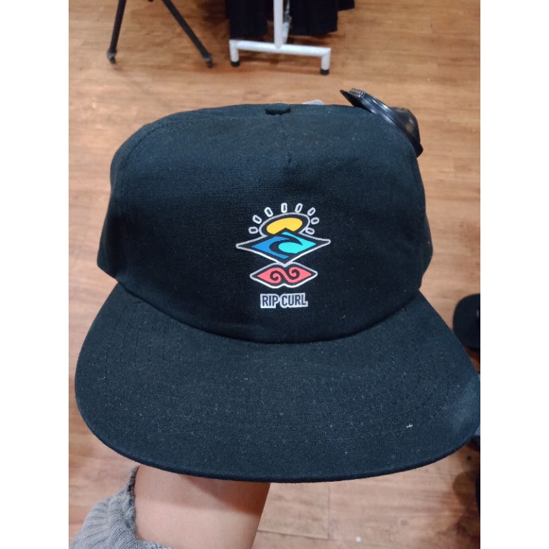 ripcurl topi pria hitam ori