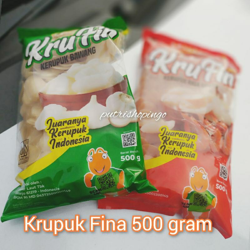 

PROMO!! KRUFIN KRUPUK FINA 500 GR JUARANYA KRUPUK INDONESIA