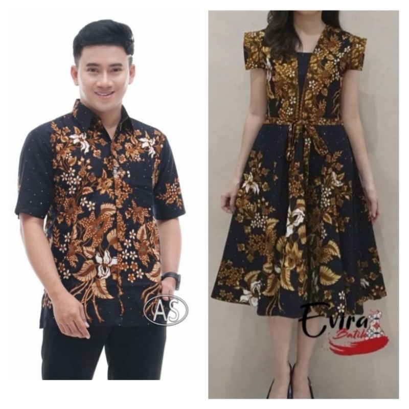 Couple batik modern || couple dress pesta mewah || Batik natal