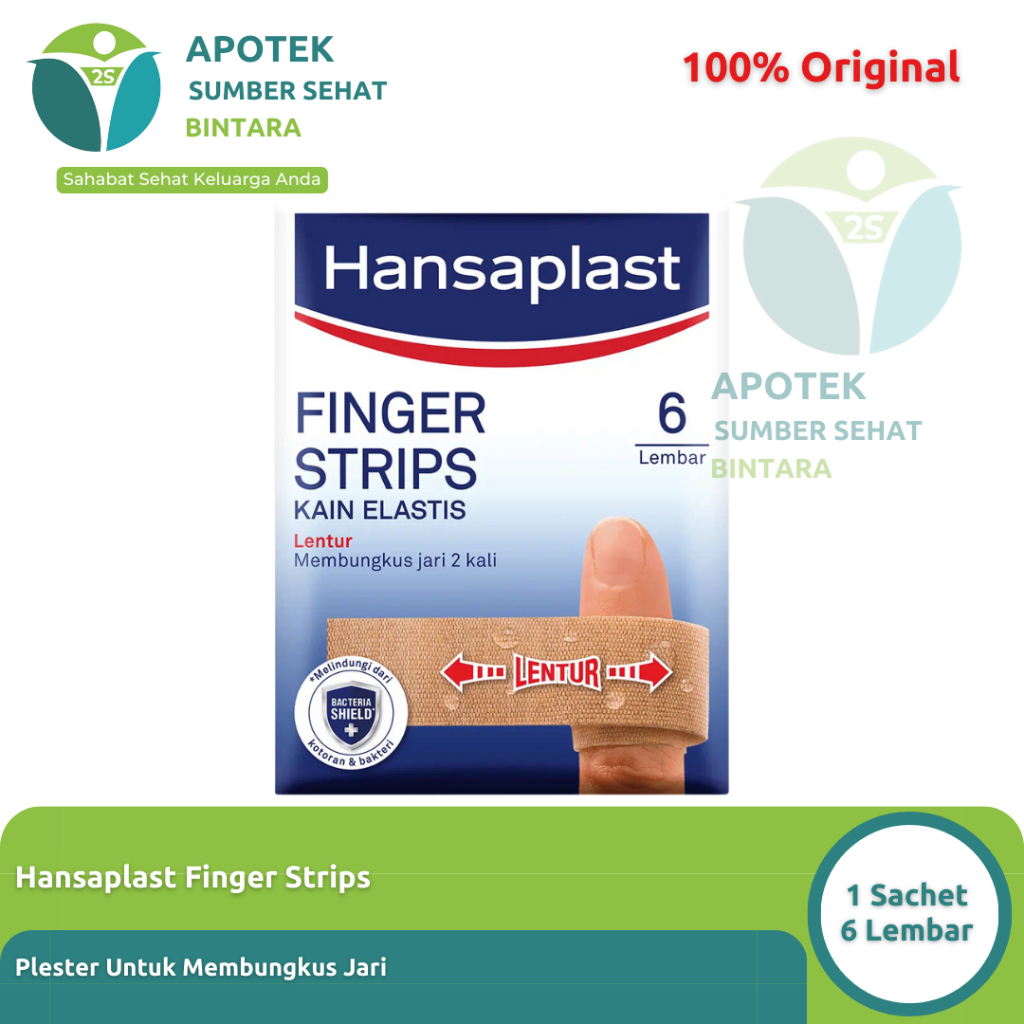 Hansaplast Plester Finger Strips - Pleste Khusus Jari