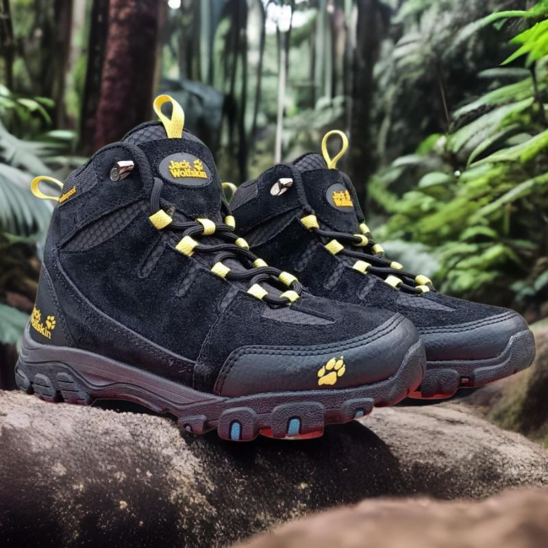 Sepatu gunung anak anak sampai dewasa , sepatu gunung Jack Wolfskin , sepatu outdoor, sepatu treking